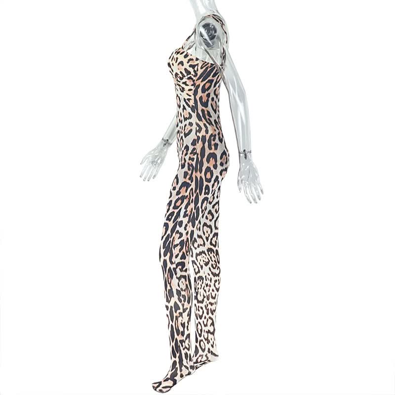 Fierce Leopard Print Cami Jumpsuit: Unleash Your Inner Wild for Fall Nights & Beyond!