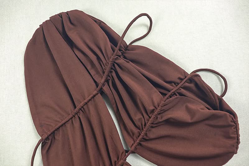 Fall Glamour: One-Shoulder Ruched Cut-Out Maxi Dress – Dazzling Bodycon for Autumn Evenings