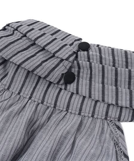 Sophisticated Striped Halter Maxi Dress for Effortless Fall Elegance & Resort Chic