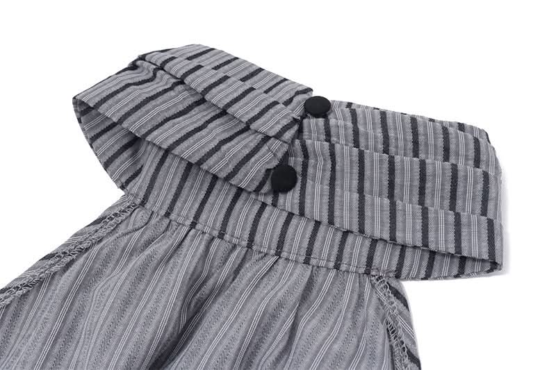 Sophisticated Striped Halter Maxi Dress for Effortless Fall Elegance & Resort Chic