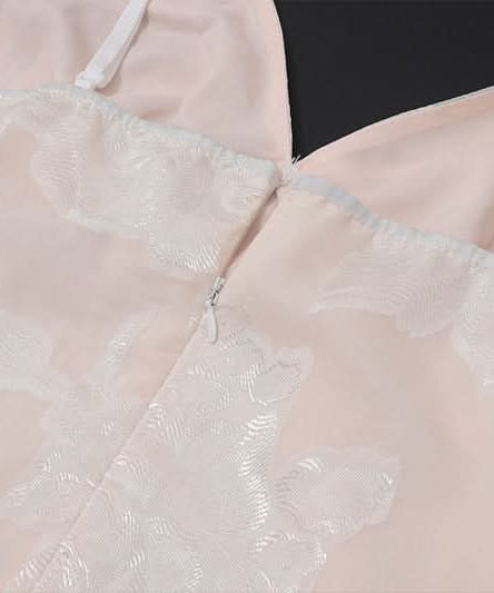 Effortless Luxe: Floral Jacquard Tie-Front Cami Maxi Slip Dress – Your Fall & Holiday Escape Essential