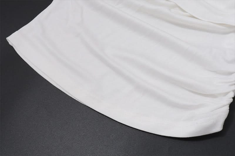 Chic One-Shoulder Ruched Top with Statement Tie - Your Go-To for Fall & Holiday Parties