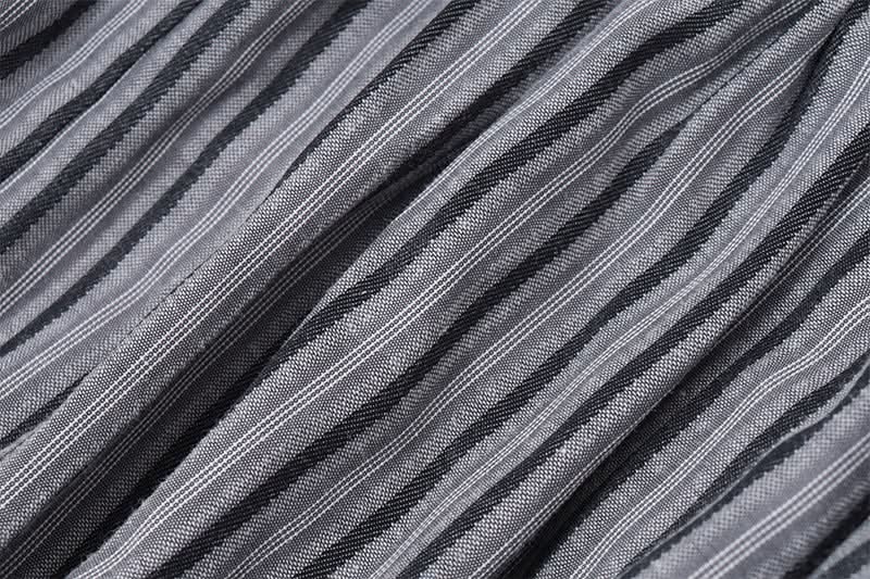 Sophisticated Striped Halter Maxi Dress for Effortless Fall Elegance & Resort Chic