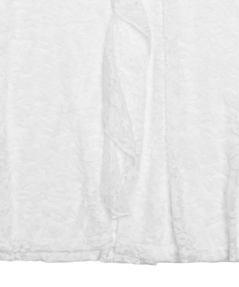 White Lace Halter Maxi Dress: Sheer Ruched Resort & Vacation Glamour