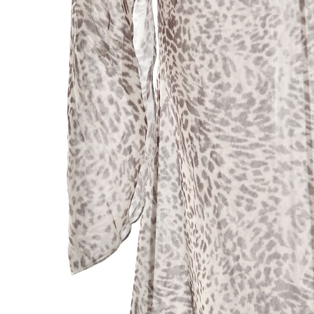 Effortless Chic: Leopard Print One-Shoulder Chiffon Maxi Dress - Perfect for Fall & Holiday Parties