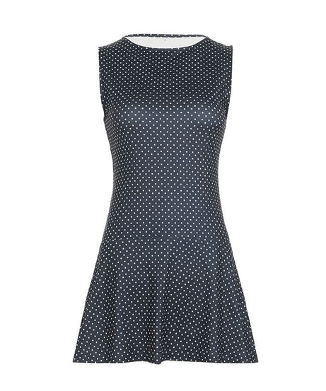 Timeless Polka Dot Sleeveless Mini Dress - Your Essential Fall & Holiday Style
