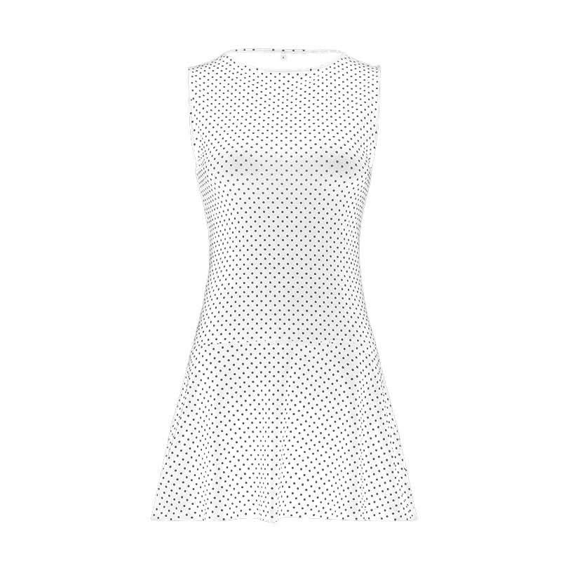 Timeless Polka Dot Sleeveless Mini Dress - Your Essential Fall & Holiday Style