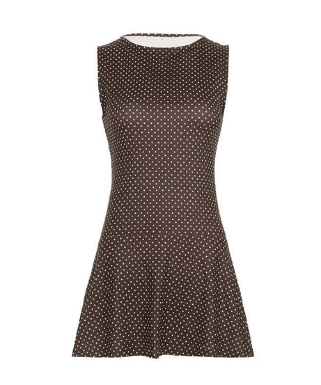 Timeless Polka Dot Sleeveless Mini Dress - Your Essential Fall & Holiday Style