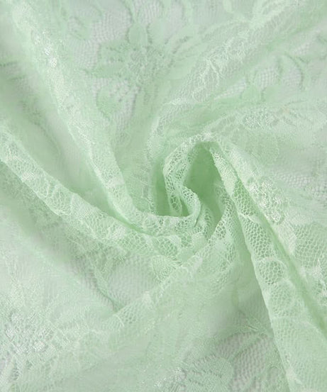 Mint Green Boho Lace Halter Top | Beaded V-Neck for Resort & Vacation Style