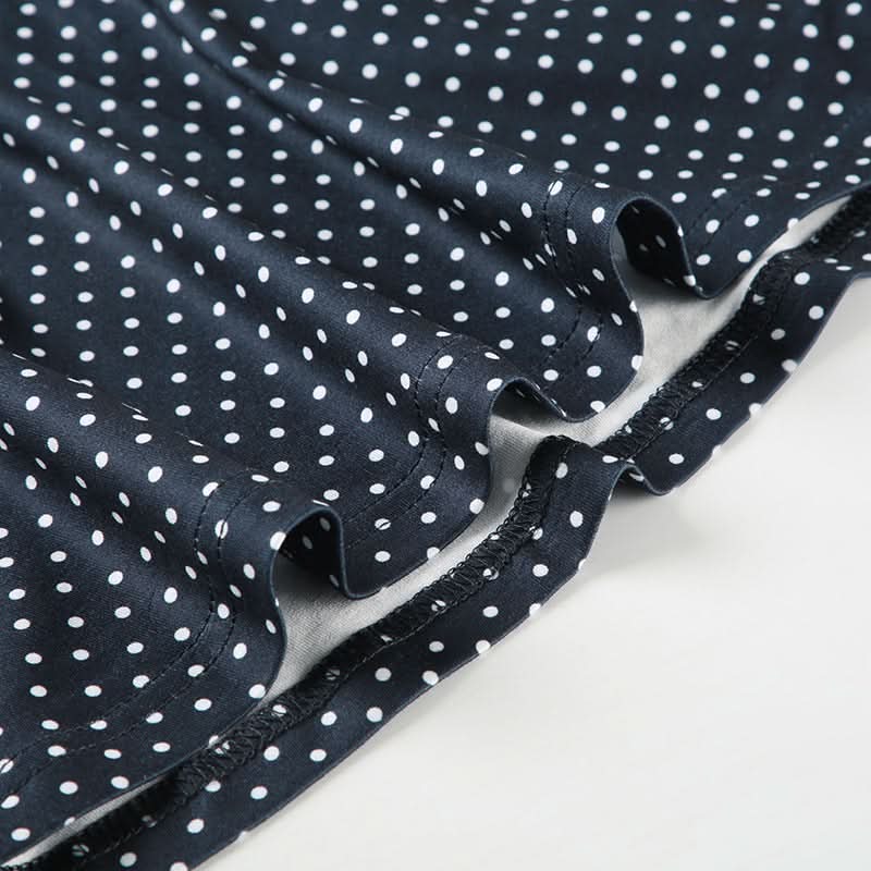 Timeless Polka Dot Sleeveless Mini Dress - Your Essential Fall & Holiday Style