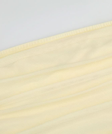 Aphrodite Ruched Backless Maxi Dress | Strapless High Slit Gown for Holiday & Resort