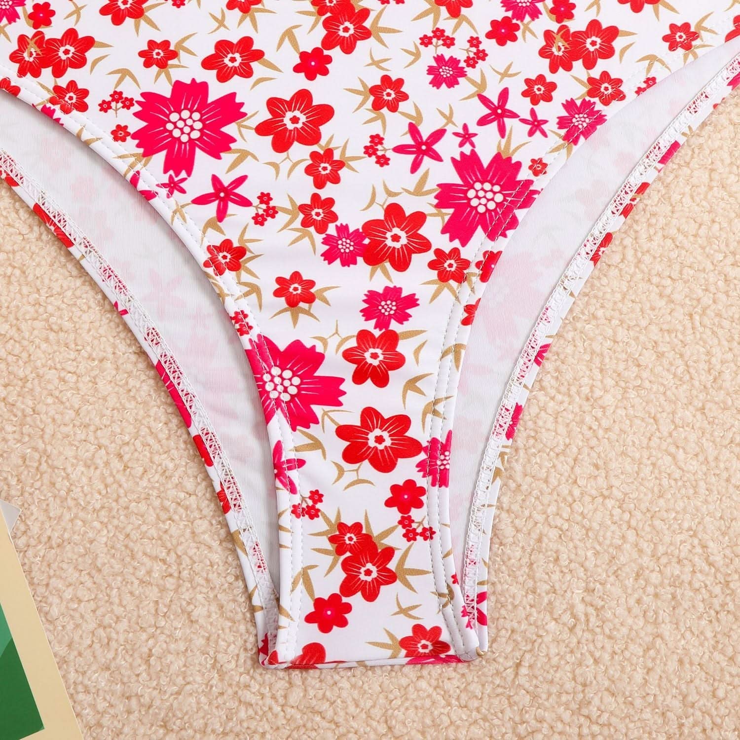 Radiant Floral High-Waisted Cami Bikini Set – Your Chic Escape for Fall Vacations & Resort Bliss