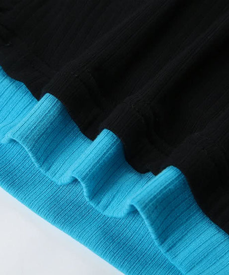 Effortless Chic Ribbed One-Shoulder Top for Fall | Asymmetric Short Sleeve Knit