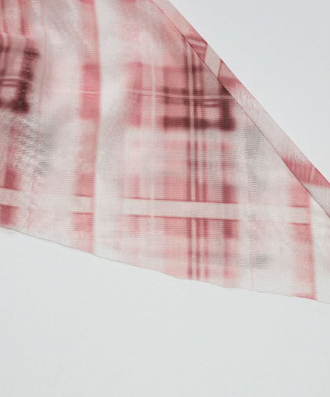 Fall Ready: Blush Plaid Asymmetrical Midi Skirt - Effortlessly Chic Handkerchief Hem