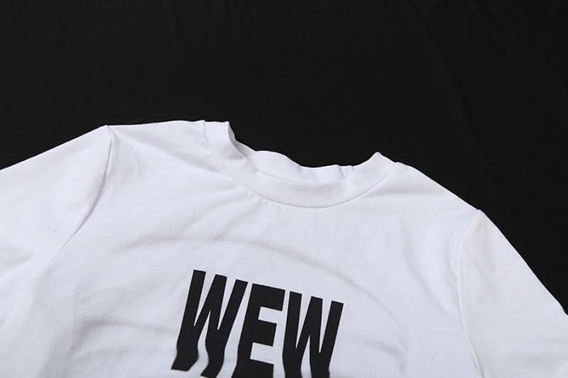 WEW Illusion Abs Crop Top | Edgy Y2K Graphic Tee for Fall & Halloween Street Style