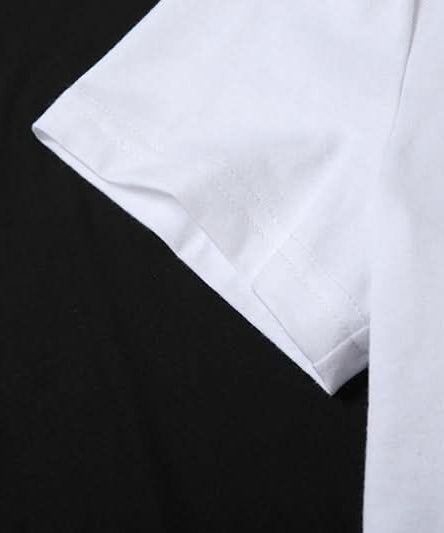 WEW Illusion Abs Crop Top | Edgy Y2K Graphic Tee for Fall & Halloween Street Style