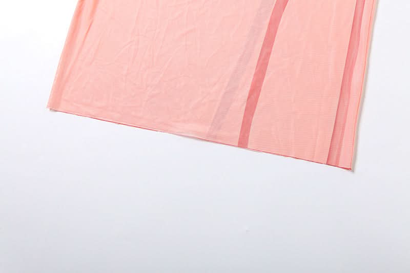 Autumn Bloom Lace Mesh Maxi Dress - Art-Inspired Elegance for Fall Soirées