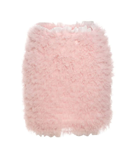 Dreamy Blush Ruffle Mini Skirt - Chic & Cozy Fall Fashion Essential