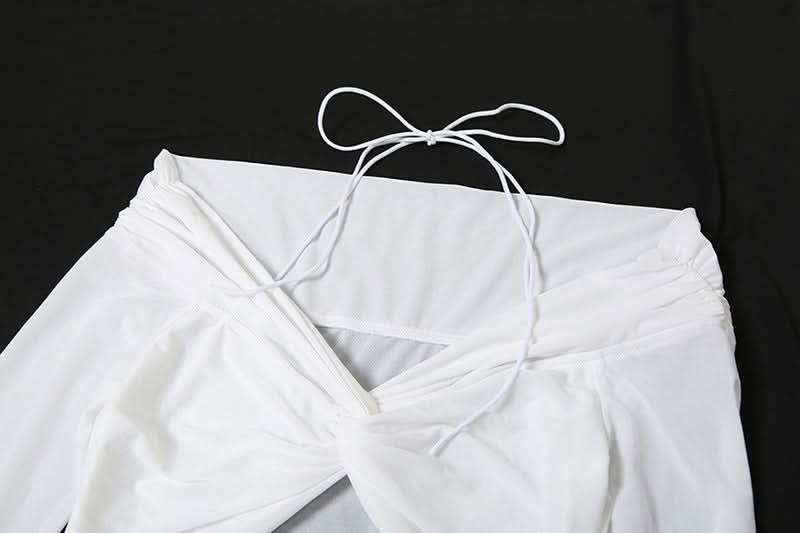 Glamorous White Cutout Maxi Dress | Off-Shoulder Mesh Sleeve Bodycon Gown for Fall & Holiday Galas