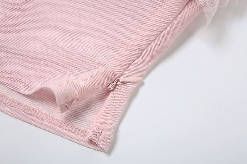 Dreamy Pink Ruffle Halter Corset Top – Flirty Fall Glam for Every Occasion