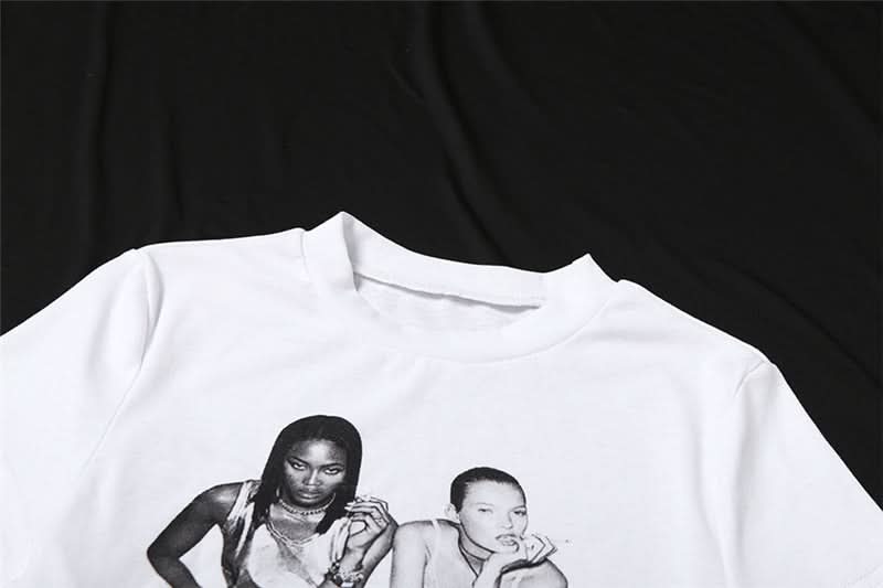 Iconic Duo Y2K Graphic Crop Top - Your Holiday Party & Night Out Essential Tee