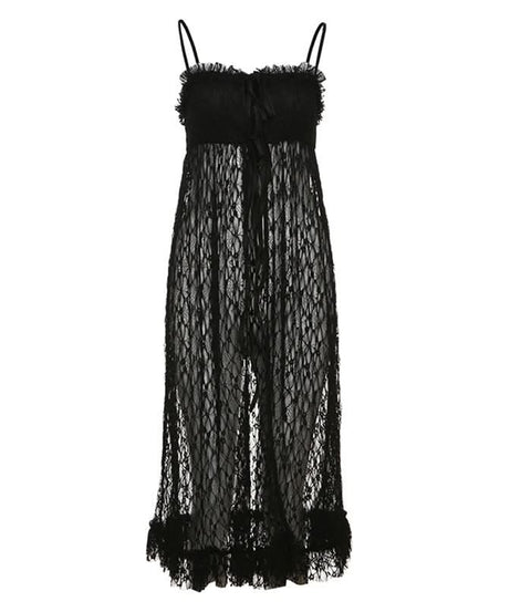 Boho Chic Longline Lace Self-Tie Cami Top | Effortless Fall Layering & Statement Style