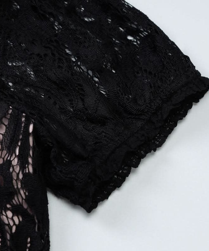 Romantic Lace Keyhole Mini Dress - Perfect for Fall Dates & Holiday Glam