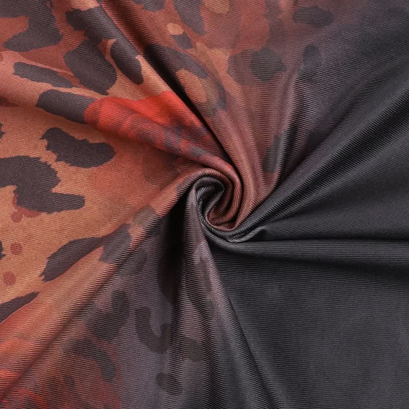 Fierce Fall Glam: Leopard & Rose Cowl Neck Maxi Dress – Your Statement Piece for Autumn & Holiday Nights