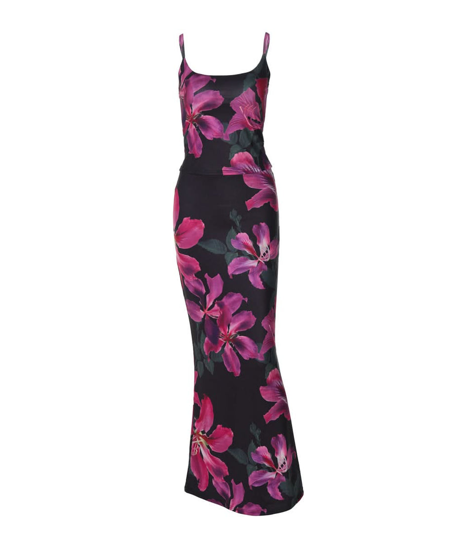 Vibrant Fuchsia Floral Maxi Dress - Your Chic Essential for Resort & Fall Getaways