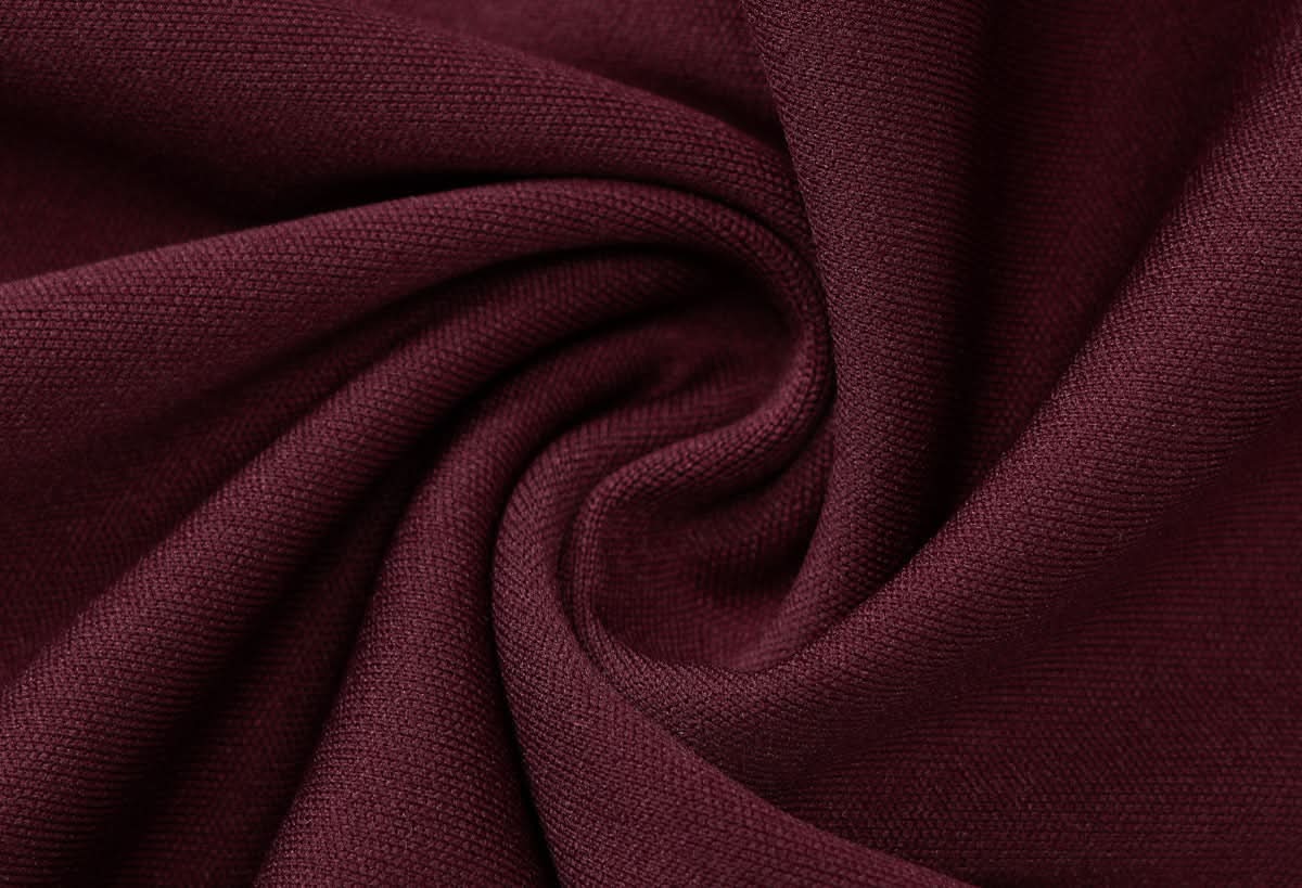 Elegant Wine Red Square Neck Maxi Dress - Flattering Gown for Fall & Holiday Soirees