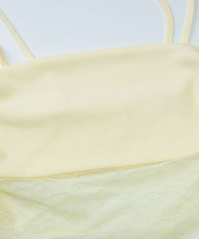 Effortless Elegance: Pale Yellow Sheer Lace Cutout Maxi Gown - Fall & Holiday Soiree Ready