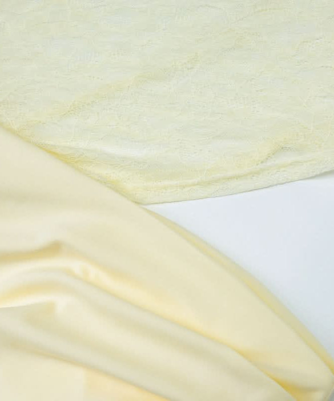 Effortless Elegance: Pale Yellow Sheer Lace Cutout Maxi Gown - Fall & Holiday Soiree Ready