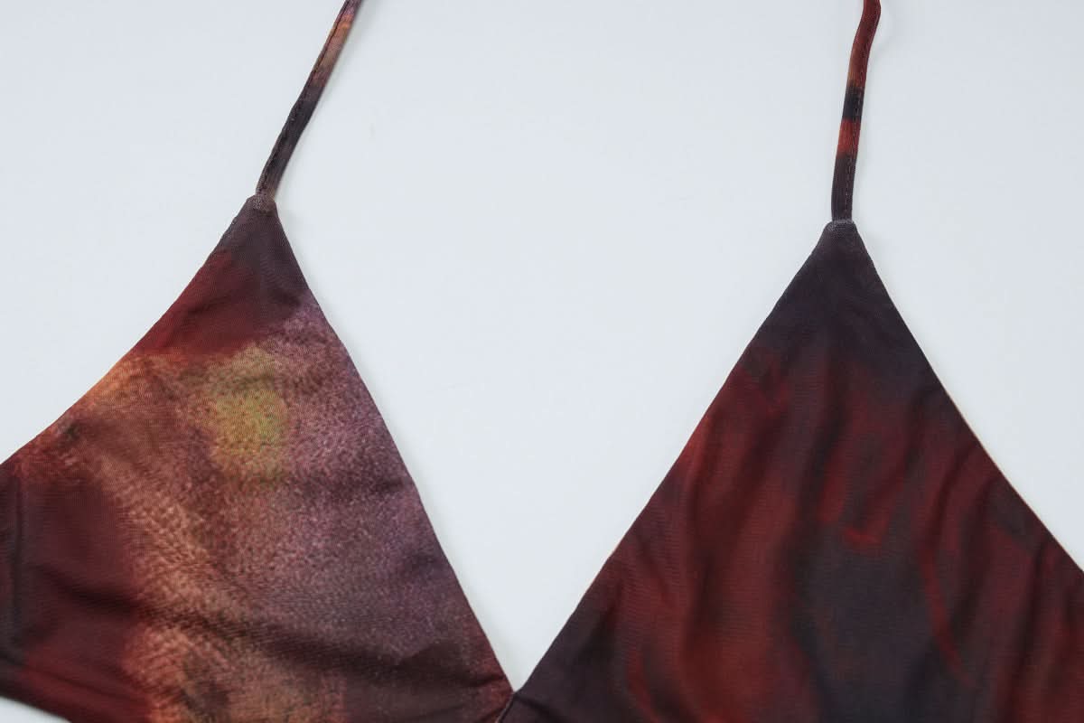 Twilight Bloom Halter Cut-Out Maxi Dress - Fall Gala & Party Ready