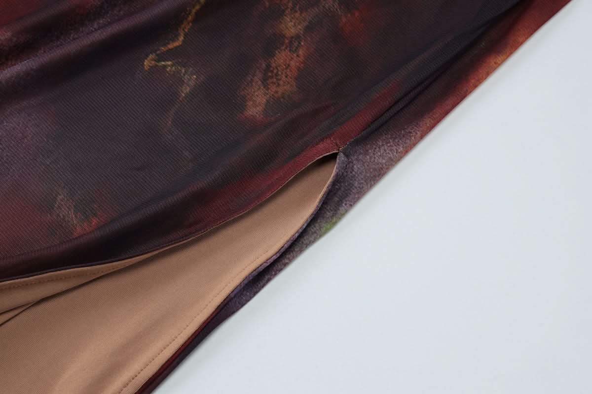 Twilight Bloom Halter Cut-Out Maxi Dress - Fall Gala & Party Ready