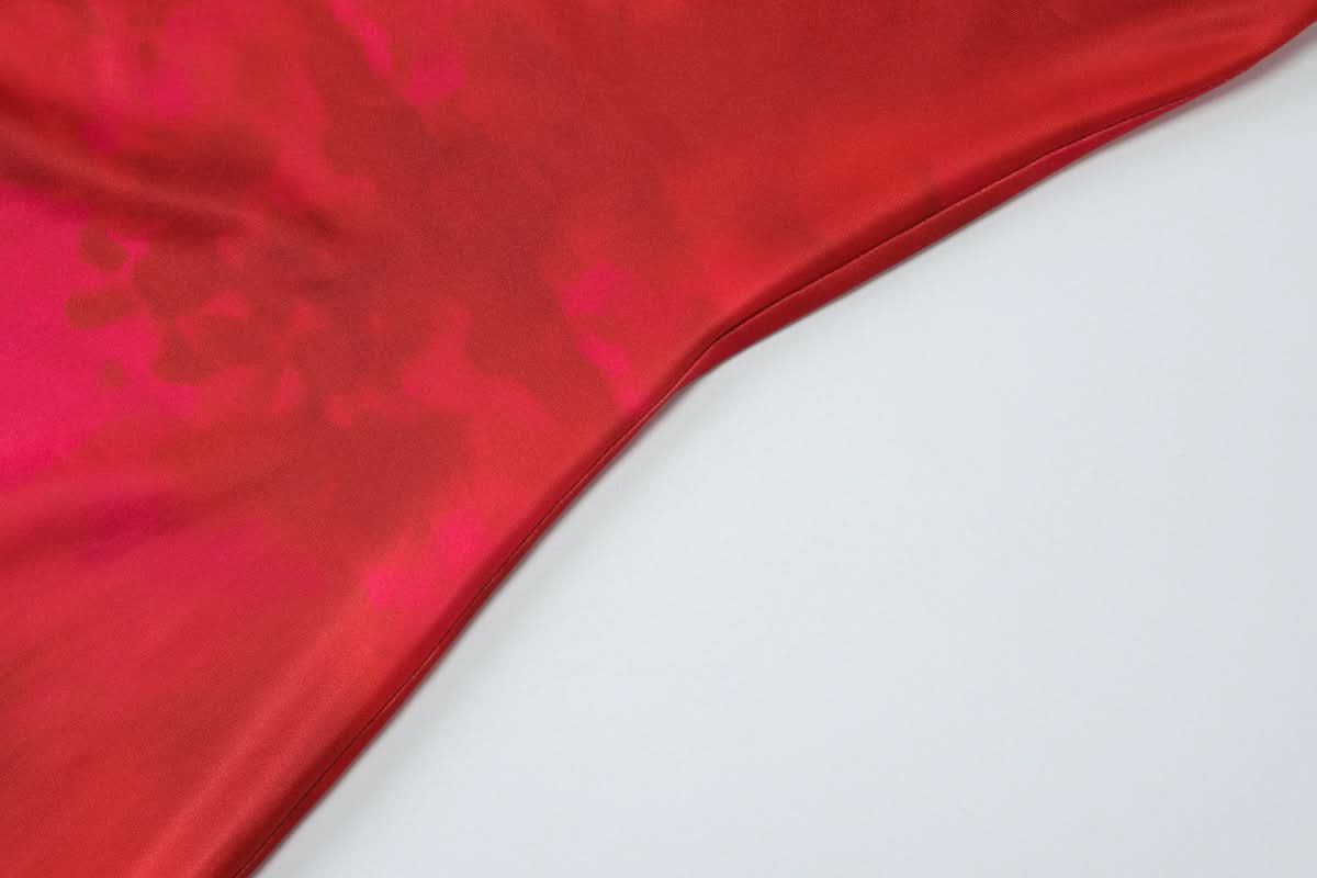 Vibrant Scarlet Bloom Slip Maxi Dress - Effortlessly Chic for Fall & Festive Occasions