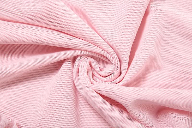 Chic Black Mesh Sweetheart Corset Top - Edgy Strapless Ruffle Bandeau for Fall Nights & Halloween Parties