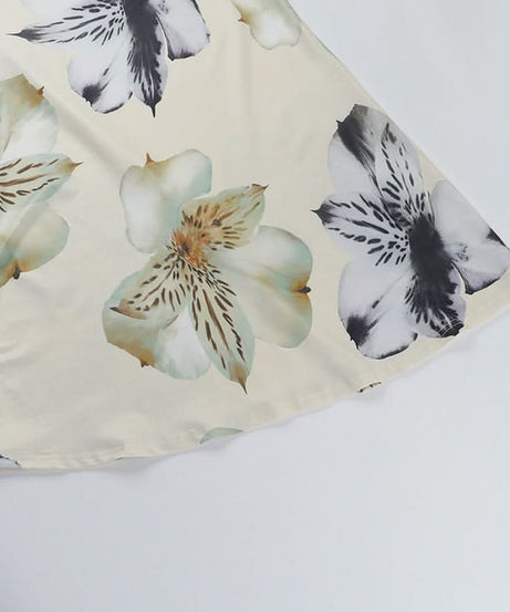 Dreamy Floral Cross-Back Maxi Dress - Silky Slip for Fall Events & Holiday Getaways