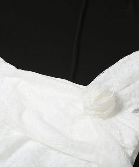 Enchanted Autumn Dream: Fairycore Lace Off-Shoulder Top & Asymmetrical Skirt Set