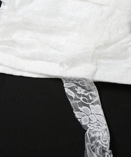 Enchanted Autumn Dream: Fairycore Lace Off-Shoulder Top & Asymmetrical Skirt Set