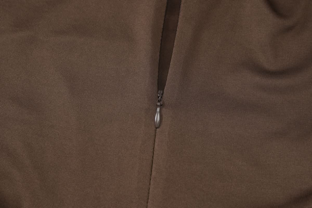 Sculpted & Chic: The Ruched High-Slit Mock Neck Midi Dress - Your Fall & Holiday Essential