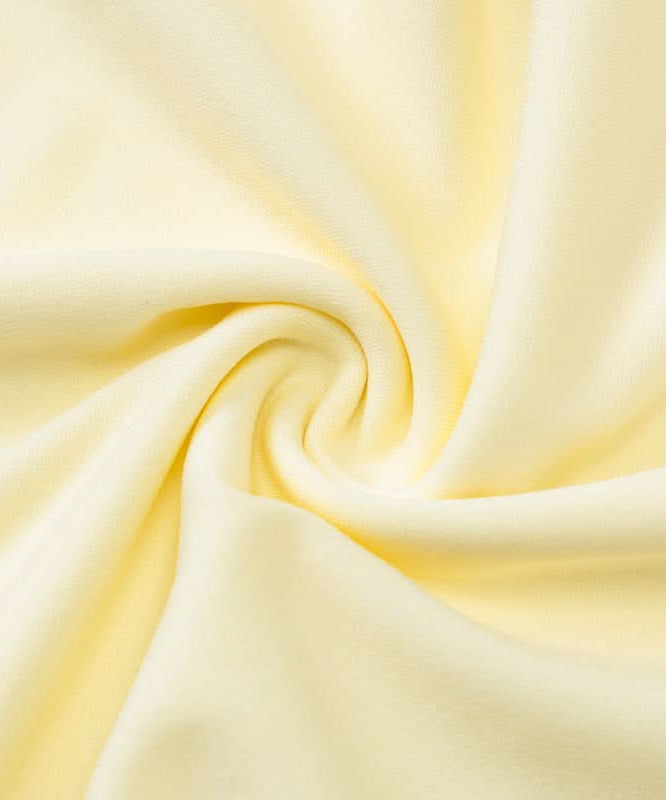 Effortless Elegance: Butter Yellow Halter Maxi Dress with Ruched Mesh - Perfect for Fall Events & Resort Getaways