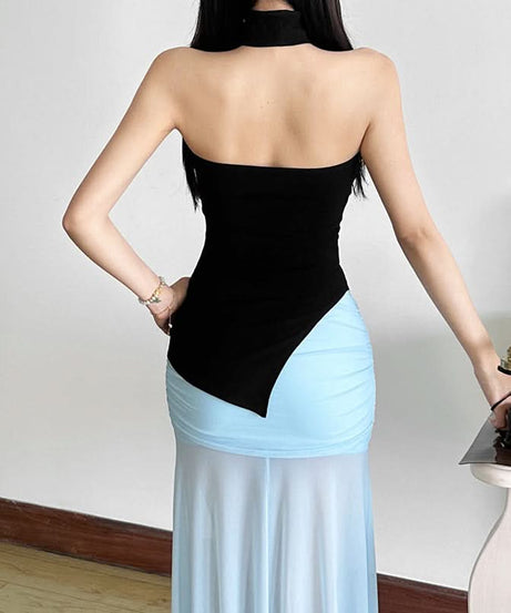Elevate Your Fall Style: Chic Asymmetrical Backless Tube Top