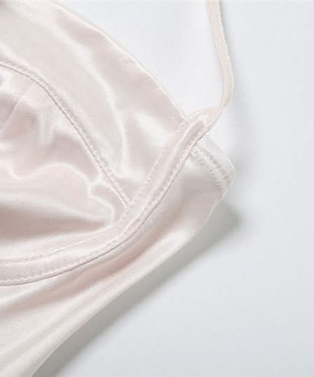 Dreamy Blush Satin Halter Top with 3D Rose - Romantic Fall Nights & Holiday Chic