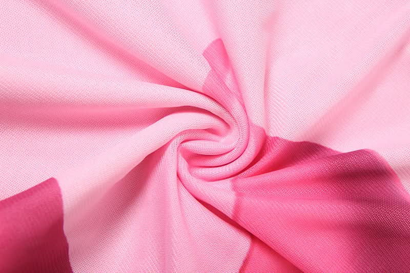 Stunning Pink Floral Mesh Maxi Skirt Set – Chic Strapless Tube Top & Sheer Vacation Skirt | Your Tropical Fall Getaway Essential