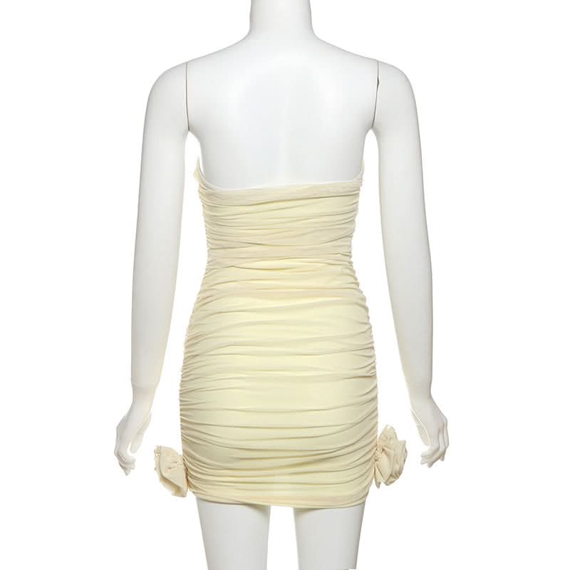 Effortless Glamour: Ruched Keyhole Bodycon Mini Dress for Fall Evenings & Holiday Parties