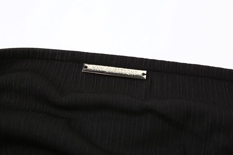 Chic Black Strapless Ruched Maxi Dress with Slit | Fall & Holiday Party Statement Gown