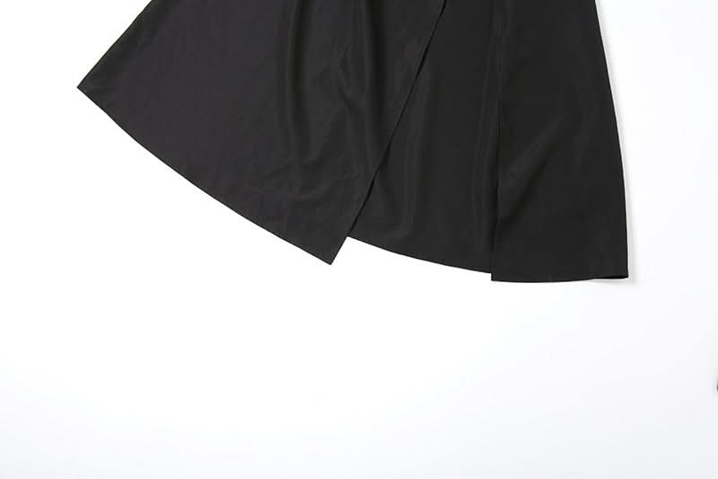 Chic Black Strapless Ruched Maxi Dress with Slit | Fall & Holiday Party Statement Gown