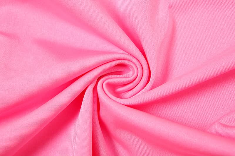 Show-Stopping Hot Pink Braided Ruched Two-Piece Set | Trendy Crop Top & Mini Skirt for Parties & Vacations