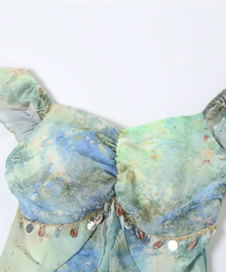 Artistic Oasis Flowy Midi Dress - Your Chic Escape & Resort Wear Essential