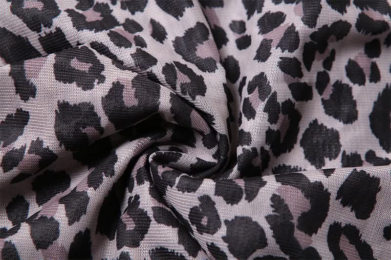 Chic Wild Bloom Leopard Print Strapless Bandeau Bikini Top – Your Fall & Winter Getaway Essential